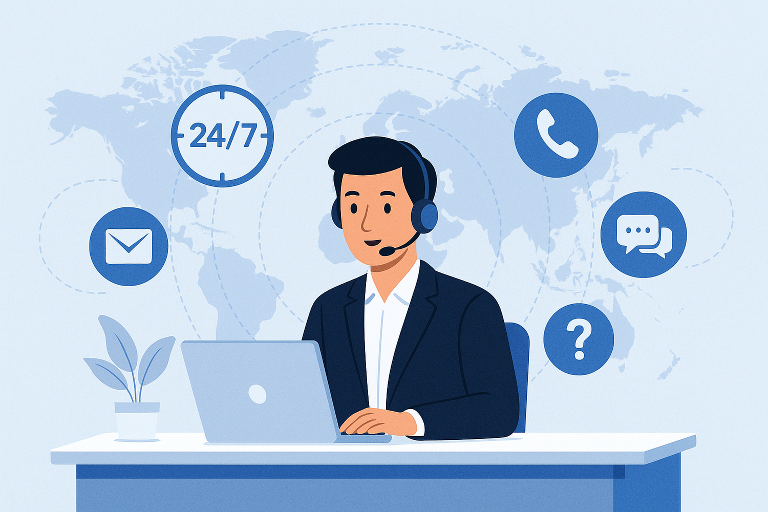 Customer service 24/7